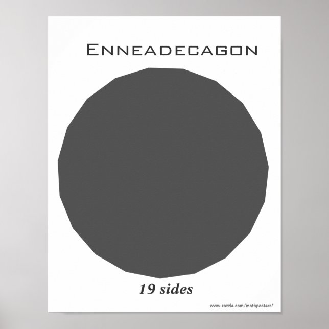 Poster von Enneadecagon (Vorne)