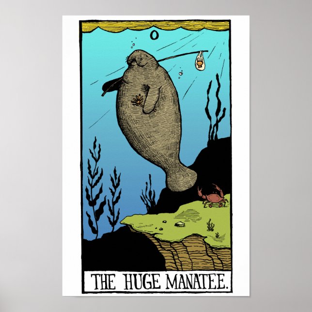 Poster von Huge Manatee (Vorne)