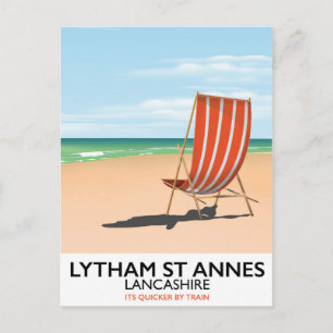 Poster von Lytham St Annes Lancashire Postkarte