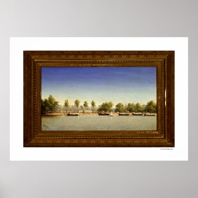 Poster von Sacramento City, Juli 1849 (Vorne)