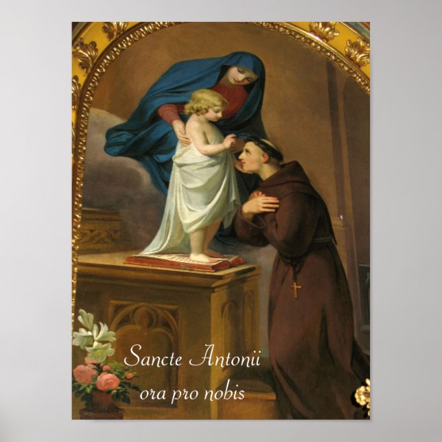 Poster von St. Anthony, Poster di Sant'Antonio (Vorne)
