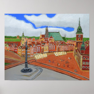 Poster, Warschau, Polen Poster