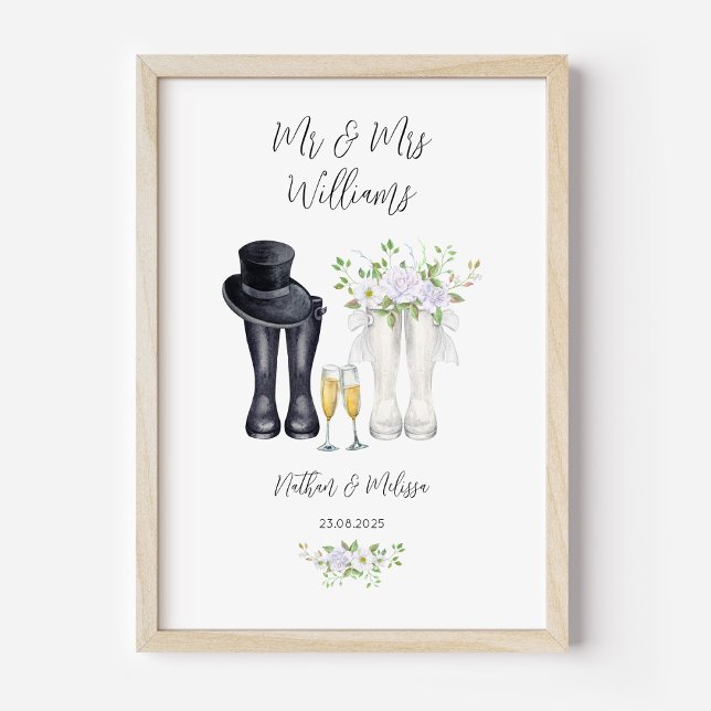 Poster Wedding Welly Boots (Wedding Welly Boots Poster)