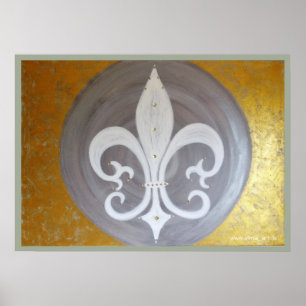 Poster "Weiße Lilie"