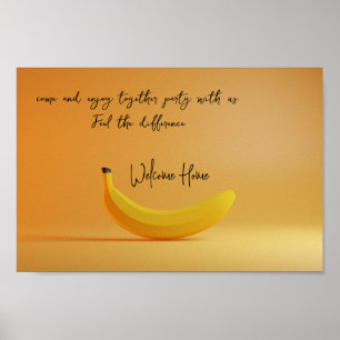 Poster Welcome Zuhause