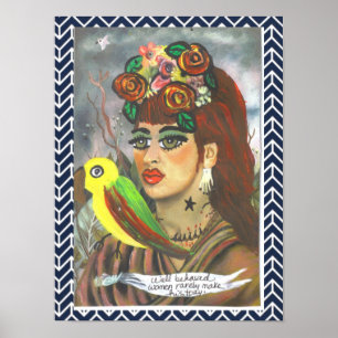 POSTER-WELL BENOMMENE FRAUEN MACHEN SELTEN POSTER