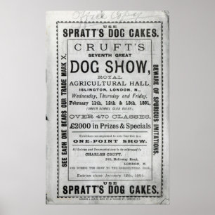 Poster Werbung Cruft's Dog Show