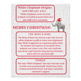 Poster "White Elephant Origins"