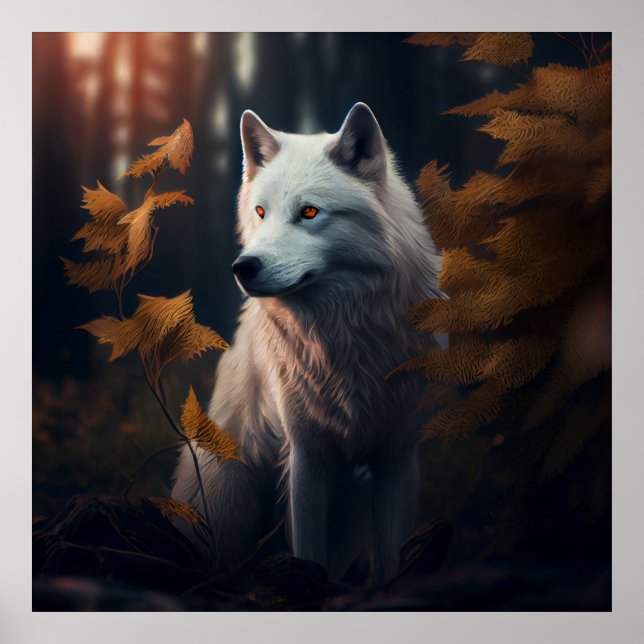Poster White Wolf (Vorne)
