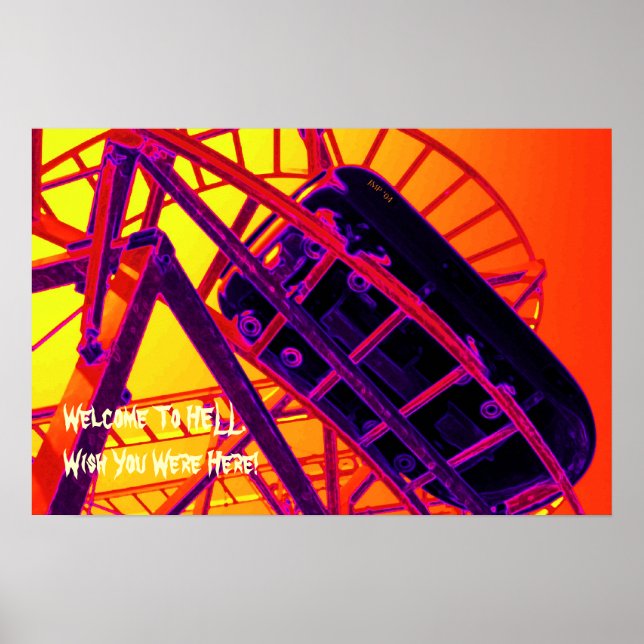 Poster - Willkommen in der Hölle. (Vorne)