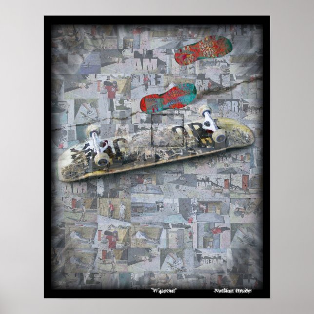 Poster "Wipeout" (Vorne)