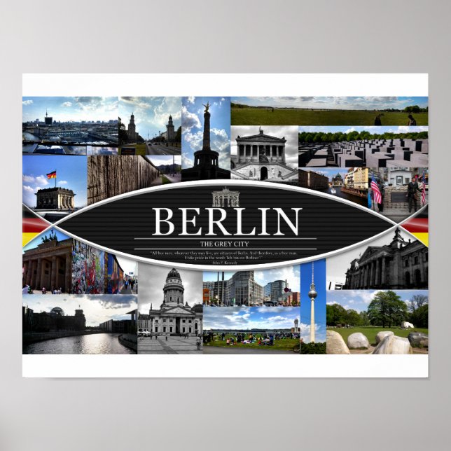 Poster with Scenes from Berlin (Vorne)