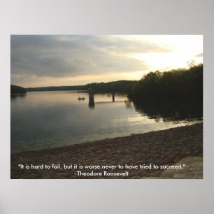 Poster with Theodore Roosevelt quote