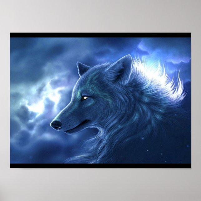 Poster-Wolf Poster (Vorne)
