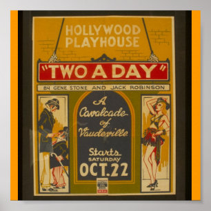 Poster-WPA-Kavalcade von Vaudeville Poster