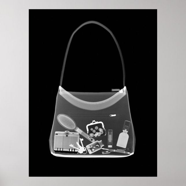 POSTER - X-RAY PURSE BLACK GRAY (Vorne)