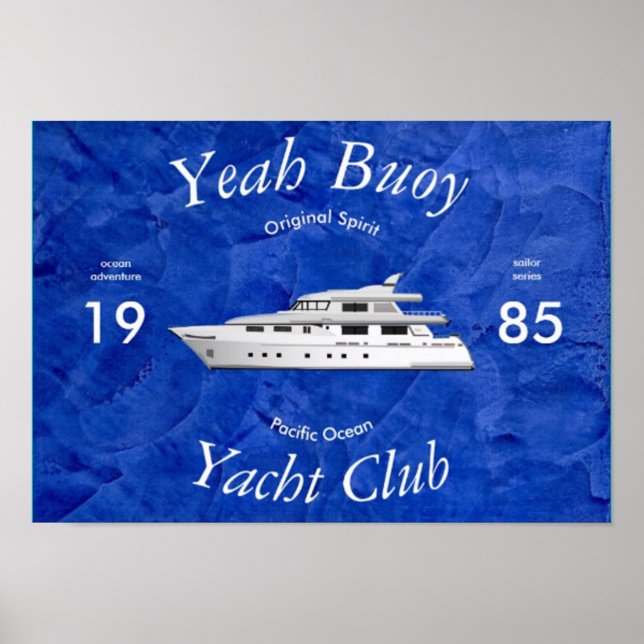 Poster Yacht Club Yeah Buoy 2.0 (Vorne)
