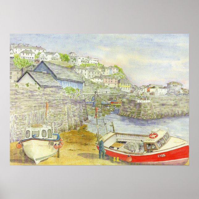 Poster "Yellow Wellies" (Vorne)