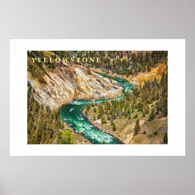 Poster Yellowstone River Canyon (Vorne)