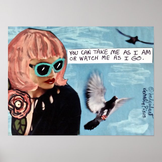 POSTER-YOU KÖNNEN MICH NEHMEN, WIE ICH BIN ODER SE POSTER (Vorne)