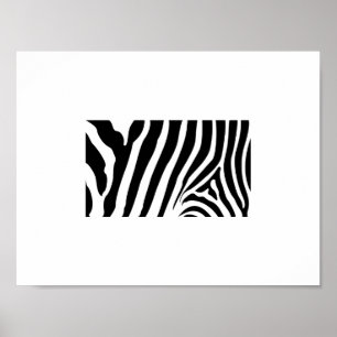 Poster - Zebra Streifen Abstract