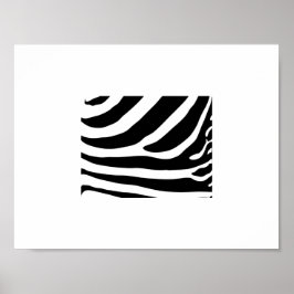 Poster - Zebra Streifen Abstrakt 2