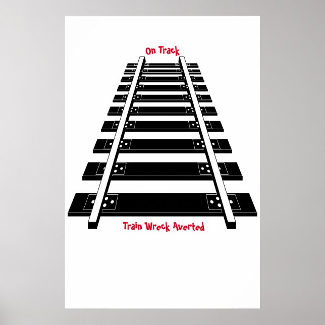 Poster Zugschienen (Vorne)