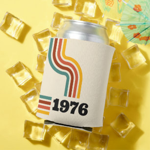 Poster zum 1976er Retro-Geburtstag oder Klassentre Dosenkühler