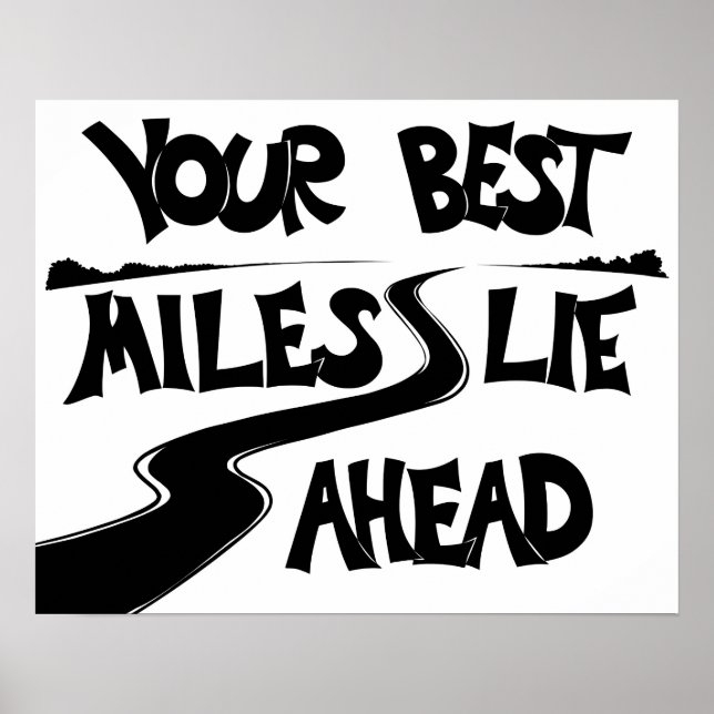 Poster zum Besten Meilen-Marathon (Vorne)