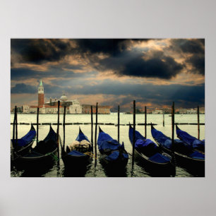 Poster zum Canal Grande in Venedig Foto