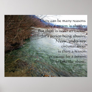 Poster zum häuslichen Missbrauch