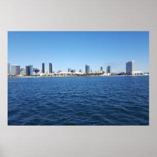 Poster zum kalifornischen Ozean