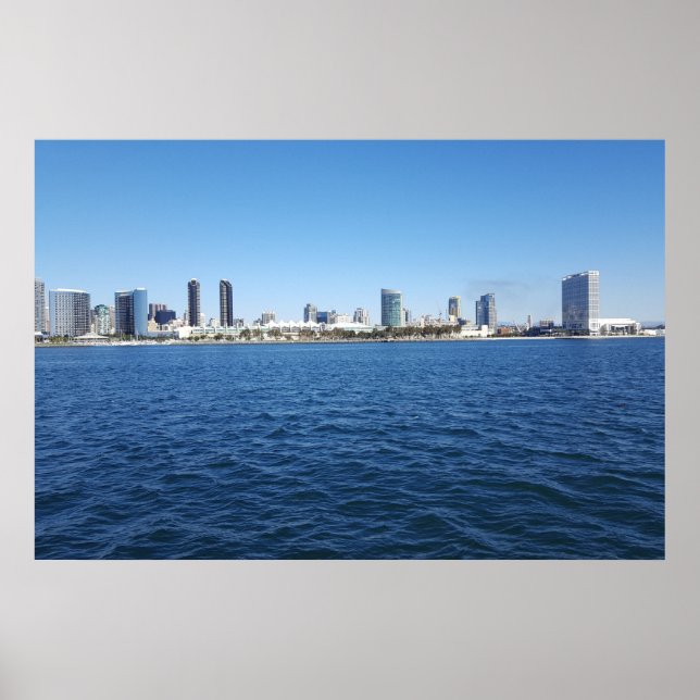 Poster zum kalifornischen Ozean (Vorne)
