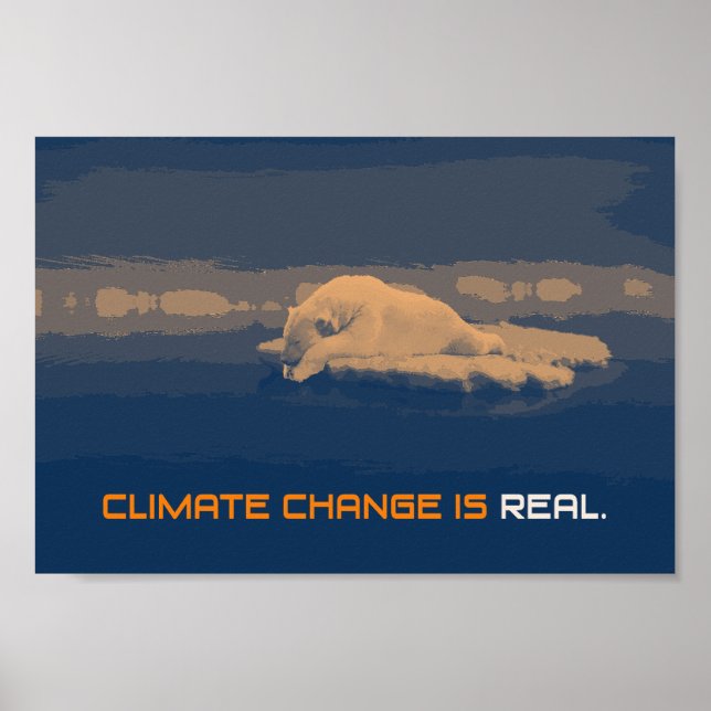 Poster zum Klimawandel (Vorne)