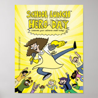 Poster zum Mittag-Helden-Tag