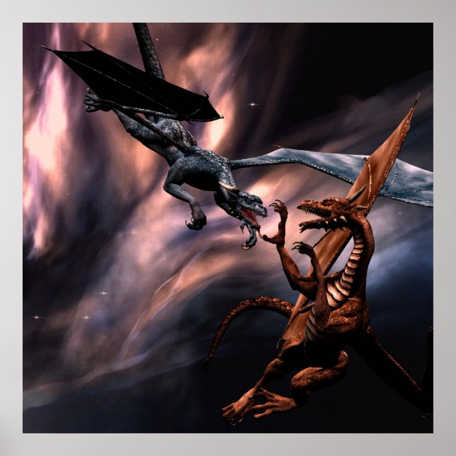 Poster zur Bekämpfung von Drachen (Vorne)