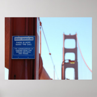 Poster zur Beratung über die Golden Gate Bridge-Kr