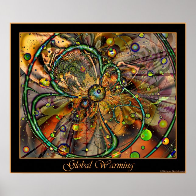 Poster zur globalen Erwärmung (Vorne)