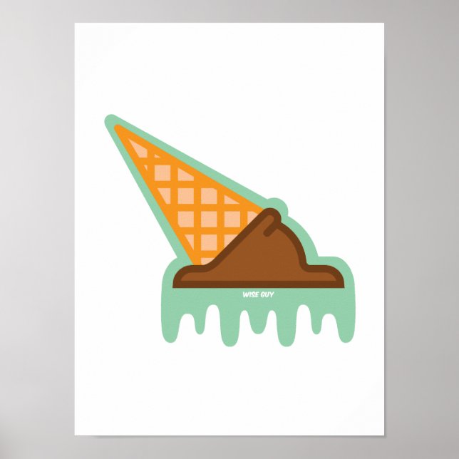 Poster zur klebrigen Situation (Vorne)