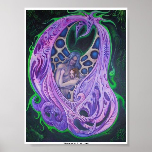 Posterdruck "Albtraum" A. S. Koi Poster (Vorne)