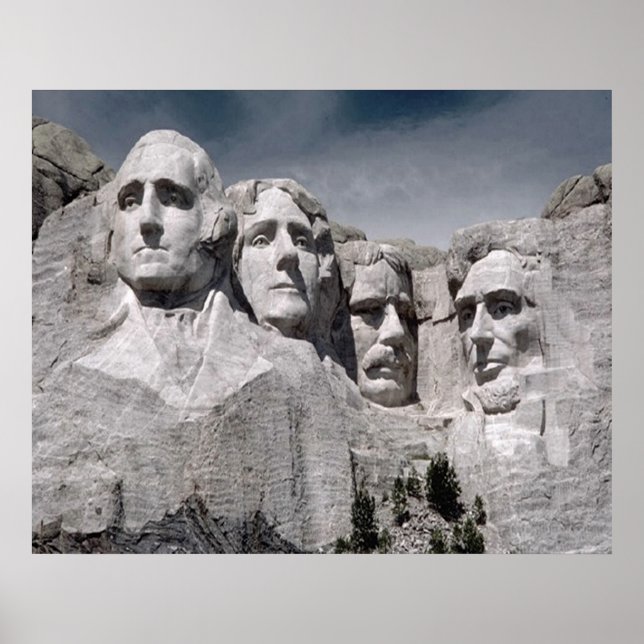 Posterdruck Mount Rushmore Poster (Vorne)