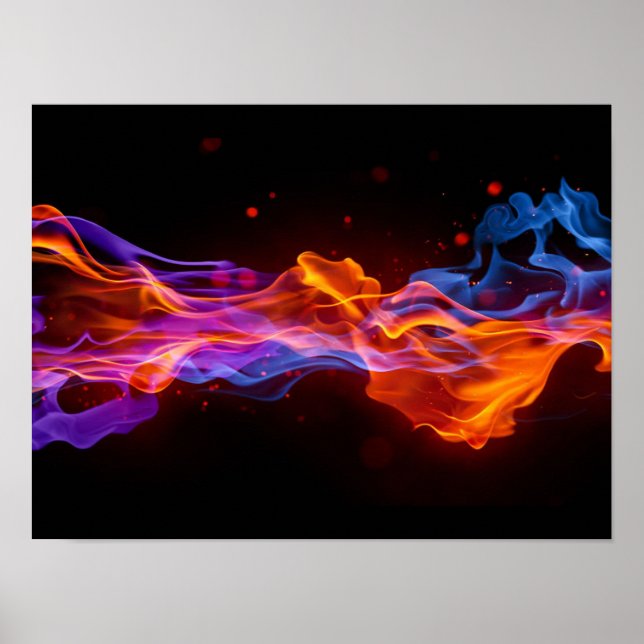 Posterflamme Poster (Vorne)