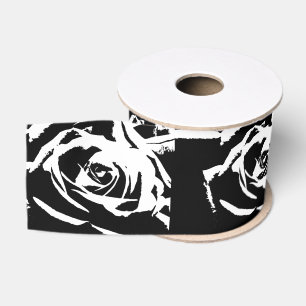 Posterisierte Rosenkunst Ripsband