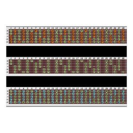 Posterpapier für die Bass Notes (Halbschall) Poster