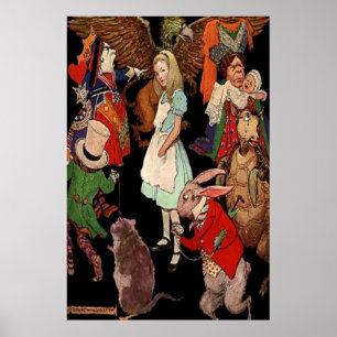POSTERS - ALICE IM WUNDERLAND - PETER NEWELL 1890 POSTER