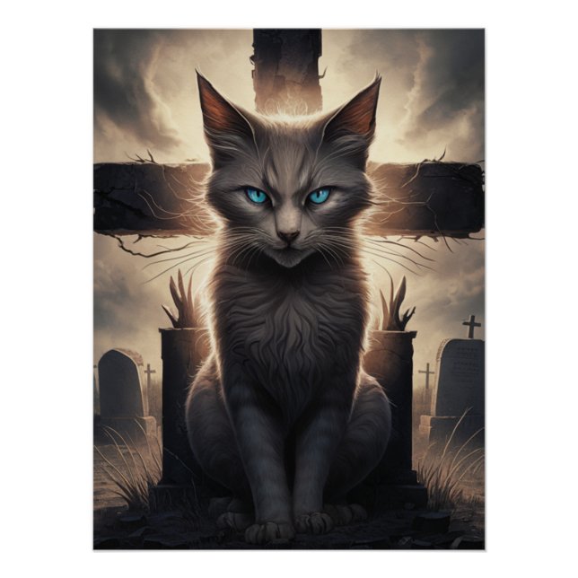 Posters Dives Cat Poster (Vorderseite)