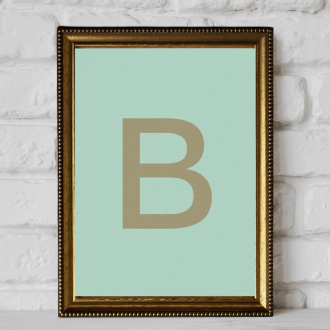 posters kid letter initial  poster (Von Creator hochgeladen)