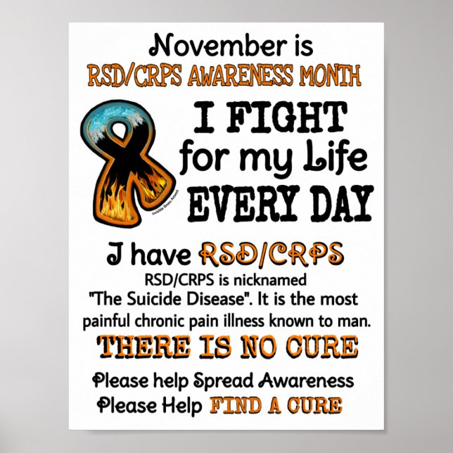 POSTERS...November ist...Ich kämpfe Poster (Vorne)