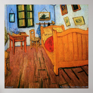 Posters - Vincent's Bedroom in Arles 1888 Van Gogh Poster