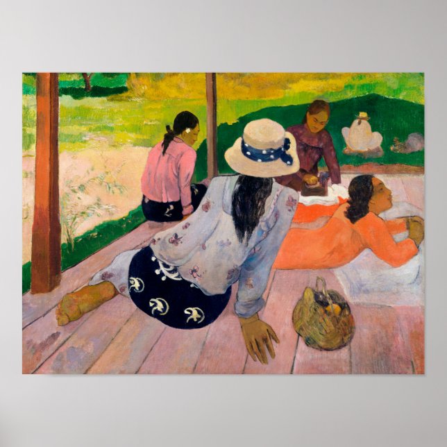 PosterThe Siesta (ca. 1892-94) | Paul Gauguin Poster (Vorne)